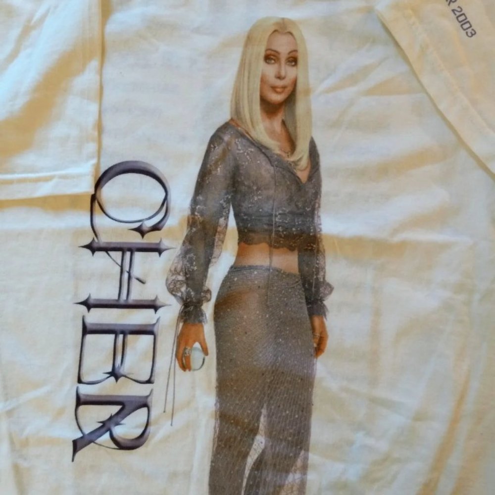 Cher Farewell Tour 2003 Tee Shirt Women's (Adult) Medium EUC